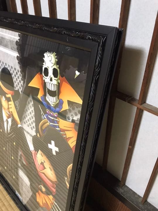 ワンピースONE PIECE特注額縁 特大ポスター 原画 イラスト ポスター複製