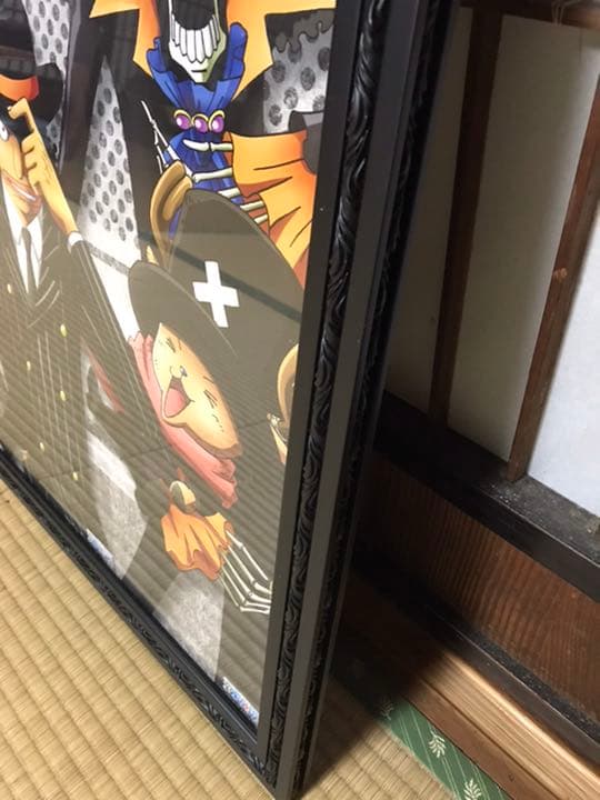 ワンピースONE PIECE特注額縁 特大ポスター 原画 イラスト ポスター複製