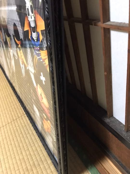 ワンピースONE PIECE特注額縁 特大ポスター 原画 イラスト ポスター複製