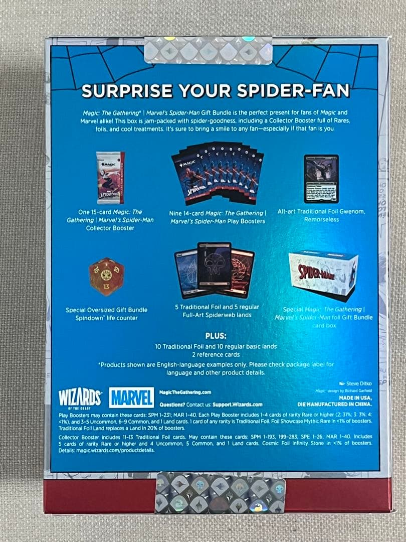 MTG マーベル スパイダーマン Gift Bundle 英語版