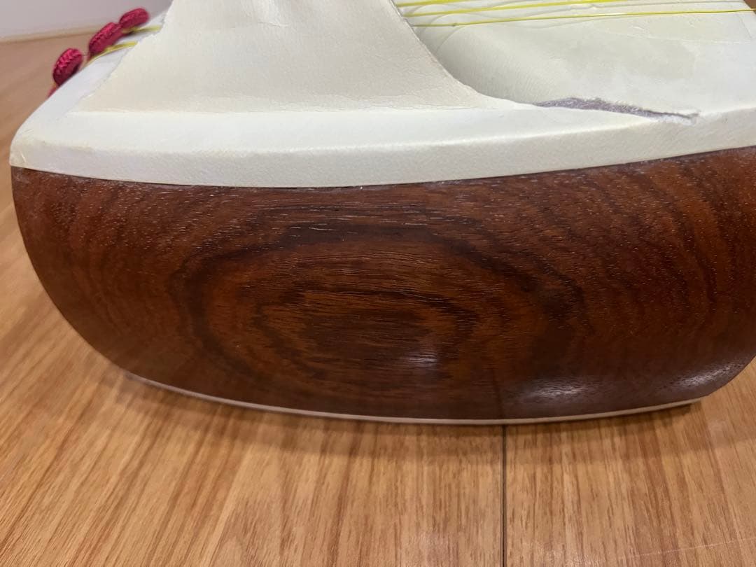 三味線 細棹 金細 綾杉彫り