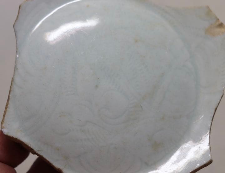 貴重　中国影青陶片　宋時代　アンティーク　送料込み0513