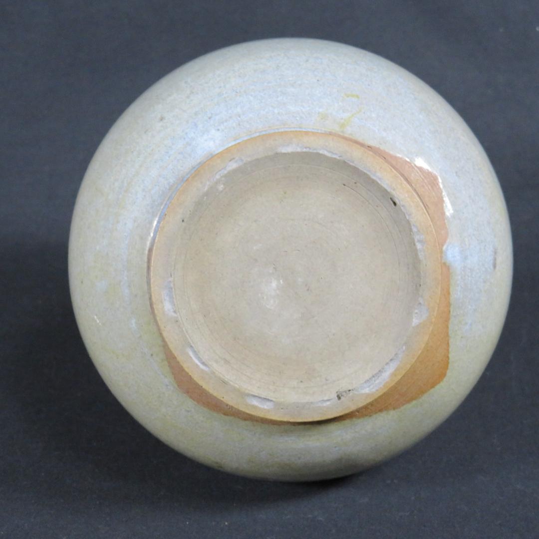 隅田川 壺 徳利 花器 一輪挿し 民藝 飾り壺 時代物 窯傷 美品