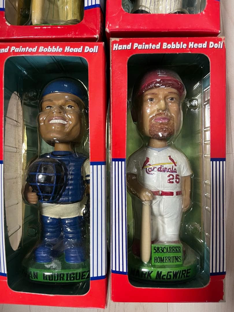 MLBサミーソーサ、ランディジョンソン、マグワイア、イバンロドリゲスボブルヘッド