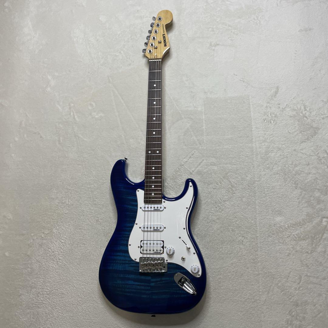 レア　青虎目　BUSKER'S BST-2Hギター　ストラト