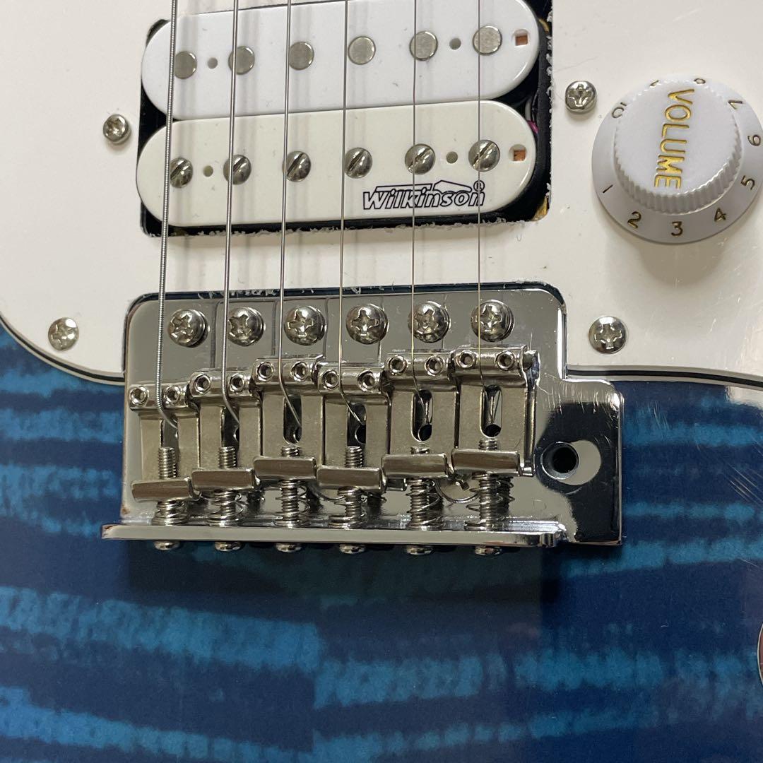 レア　青虎目　BUSKER'S BST-2Hギター　ストラト