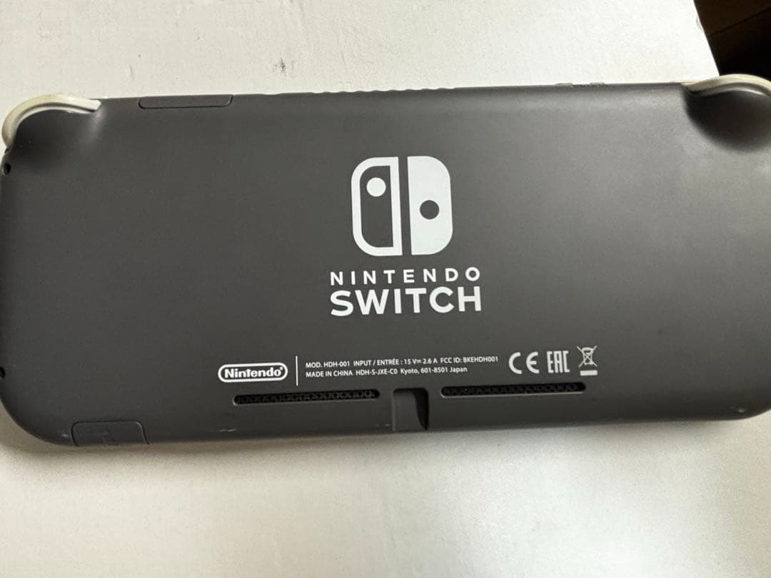 Nintendo Switch Lite グレー 本体 充電器付き