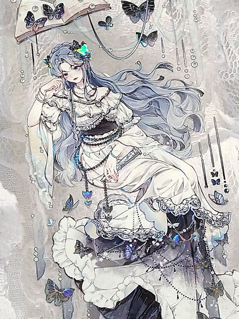 J1023＃羽化蝶(贝壳光)shine切り売り海外人物マステ女の子