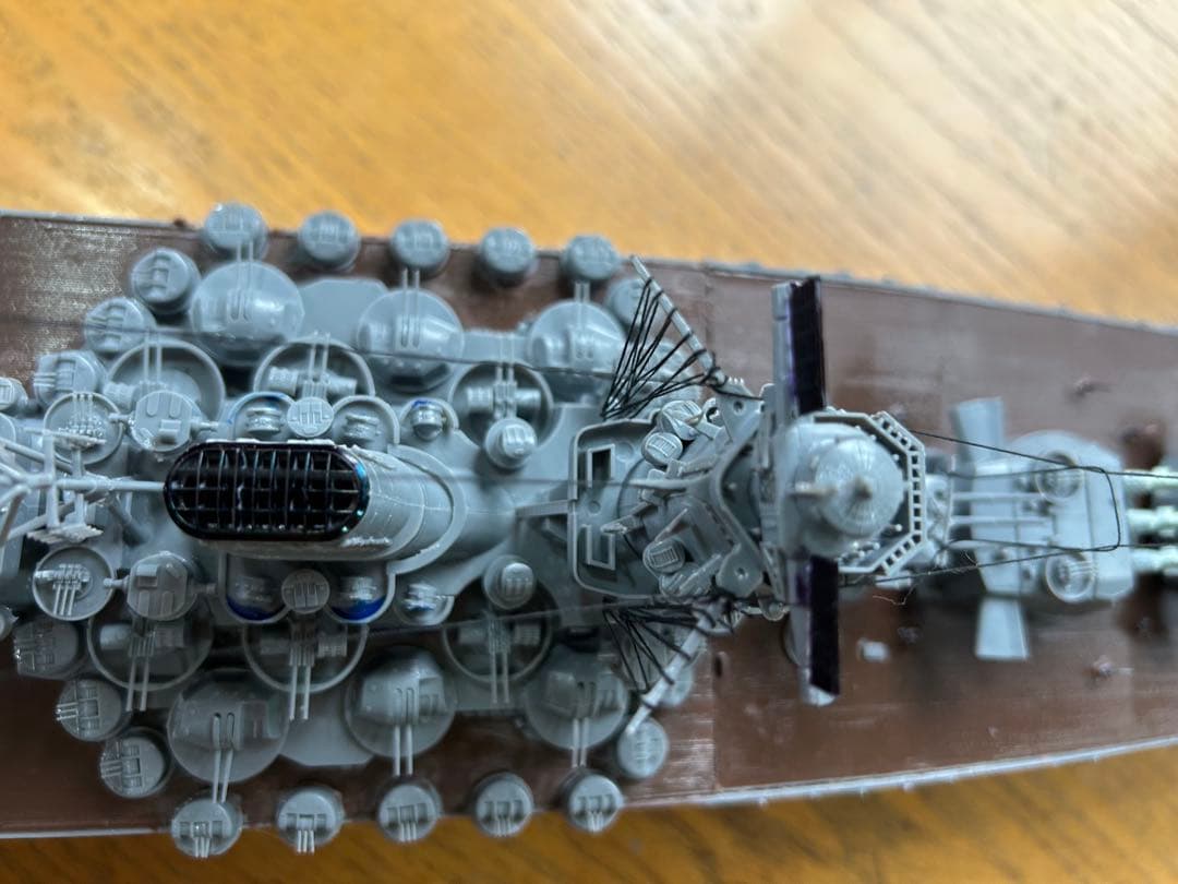 男たちの戦艦大和、1/350サイズ精密加工完成品。送料込みで販売します。