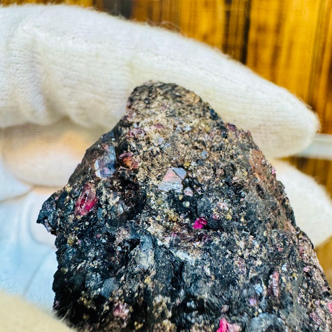 国産鉱物 パイロクスマンガン 愛知 ハイグレード クラスター