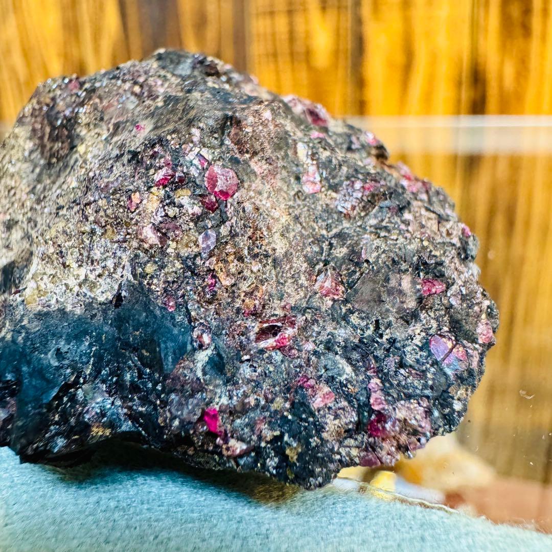 国産鉱物 パイロクスマンガン 愛知 ハイグレード クラスター