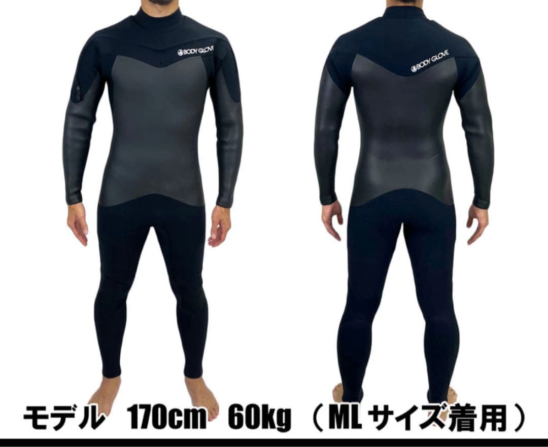 BODY GLOVE セミドライ　5/3 MLサイズ　国内生産