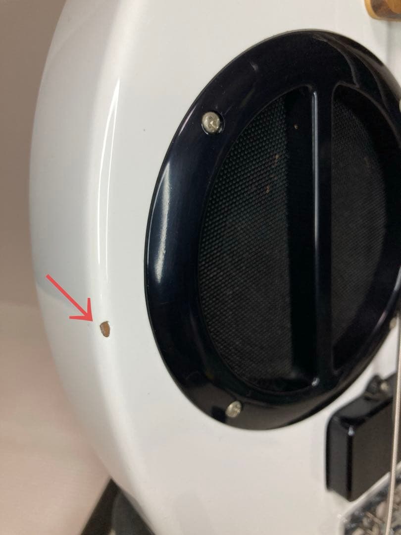 FERNANDES ZO-3 BASS ホワイト アンプ内蔵 ショートスケール