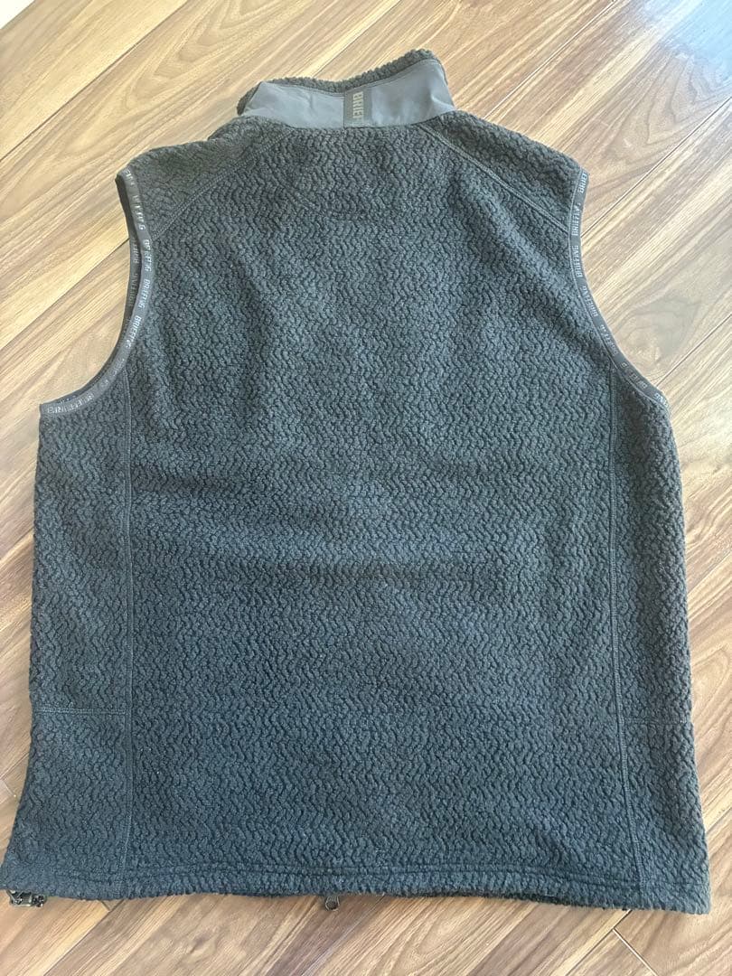 2025年秋冬モデル　ブリーフィングゴルフ　ウールボアベスト　ブラック