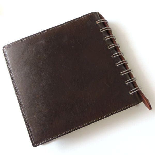 未使用 フェリージ ノート＆レザーカバー 455/A ダークブラウン