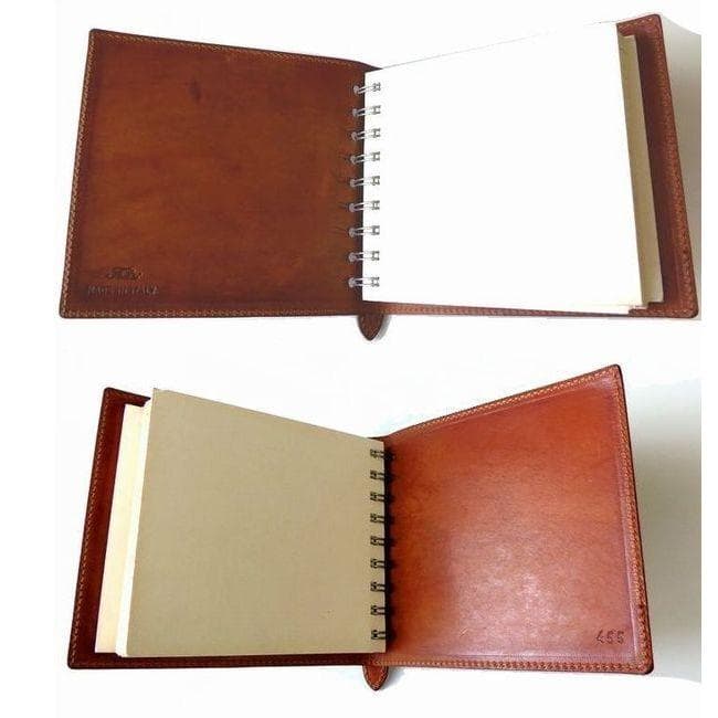 未使用 フェリージ ノート＆レザーカバー 455/A ダークブラウン