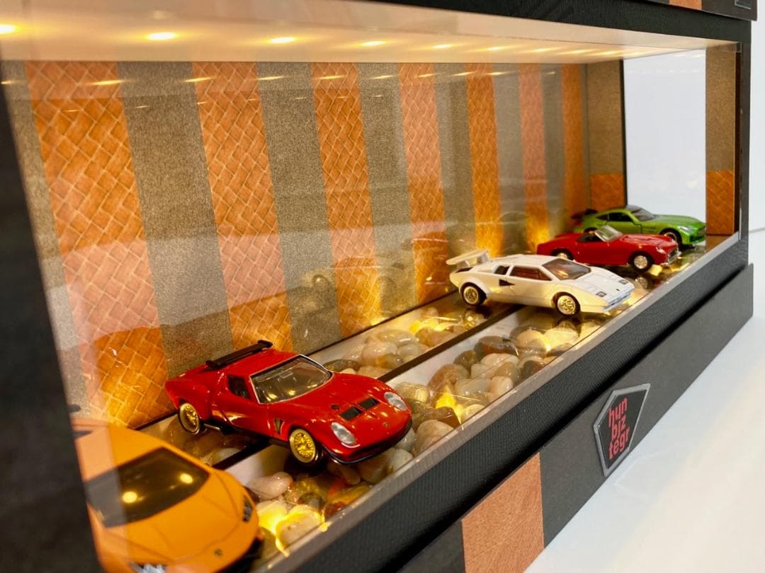 花崗岩、テラコッタ＆ストーン・ディスプレーBOX / スタイリッシュジオラマ