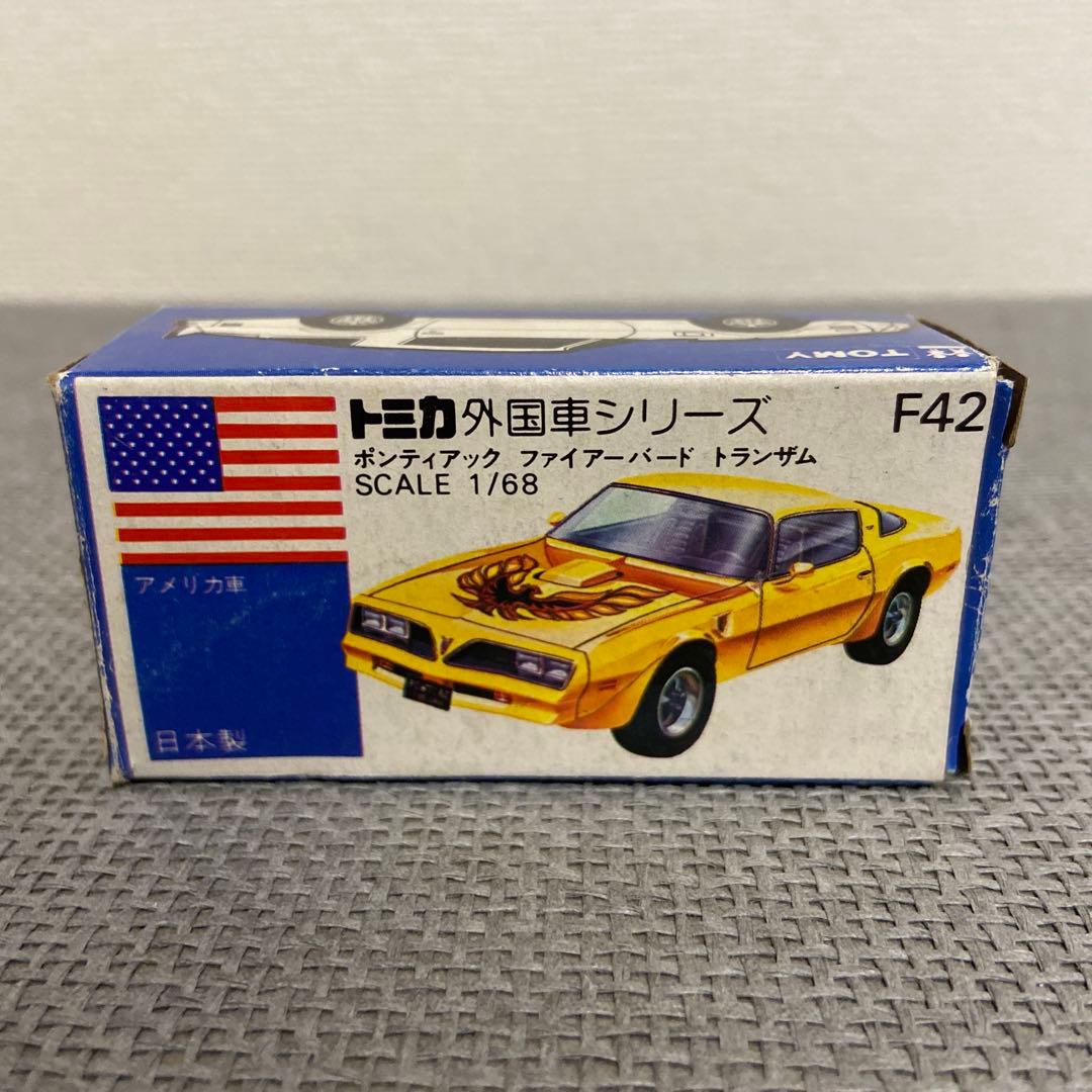 トミカ 日本製 ポンティアック ファイアーバード トランザム 青箱 パトカー