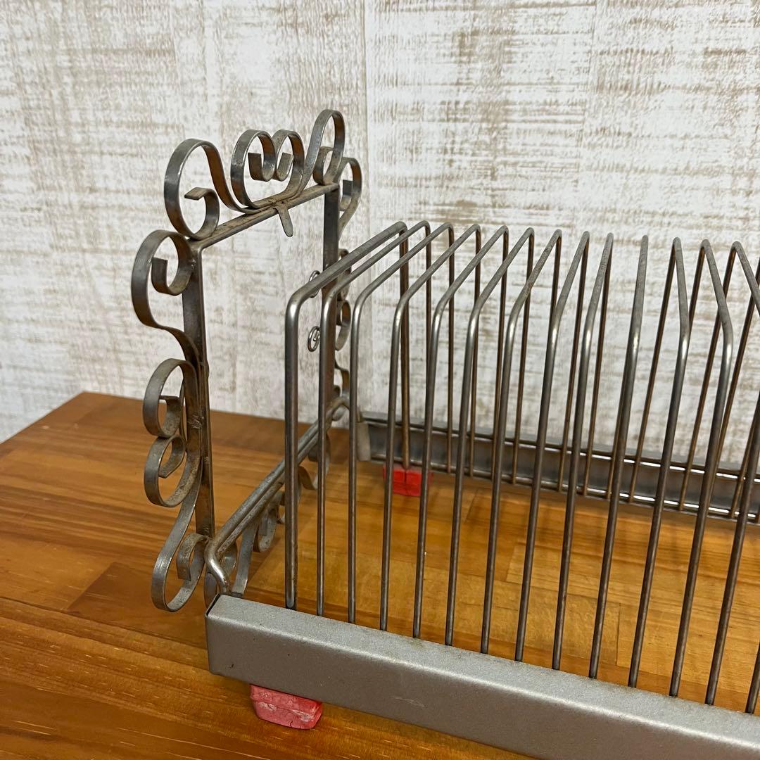 【アンティーク】昭和レトロ NAGAOKA ナガオカ レコードラック 古道具