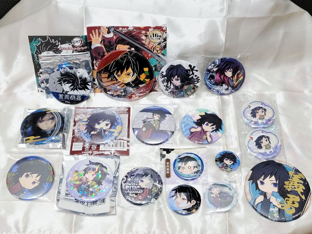 冨岡義勇　まとめ売り　鬼滅の刃　色紙　アクキー　缶バッジ　ラバスト　期間限定