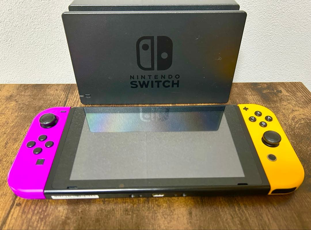 Nintendo Switch 本体 紫/黄色 Joy-Con 各種付属品