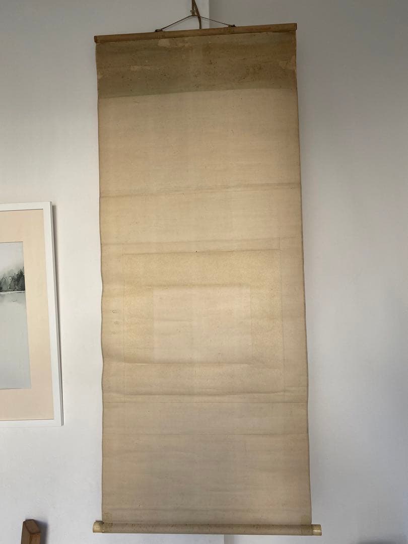 勝部大逸 大逸　紅梅雀　掛軸