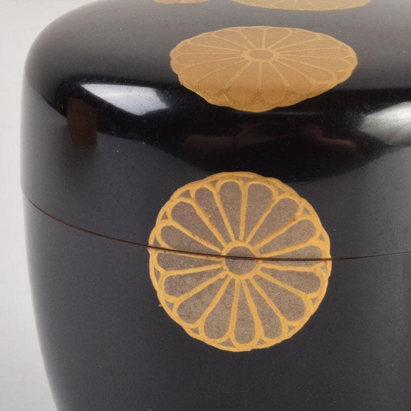 茶道具　蒔絵師　宗祥作　高台寺蒔絵　棗　共箱　V　9174