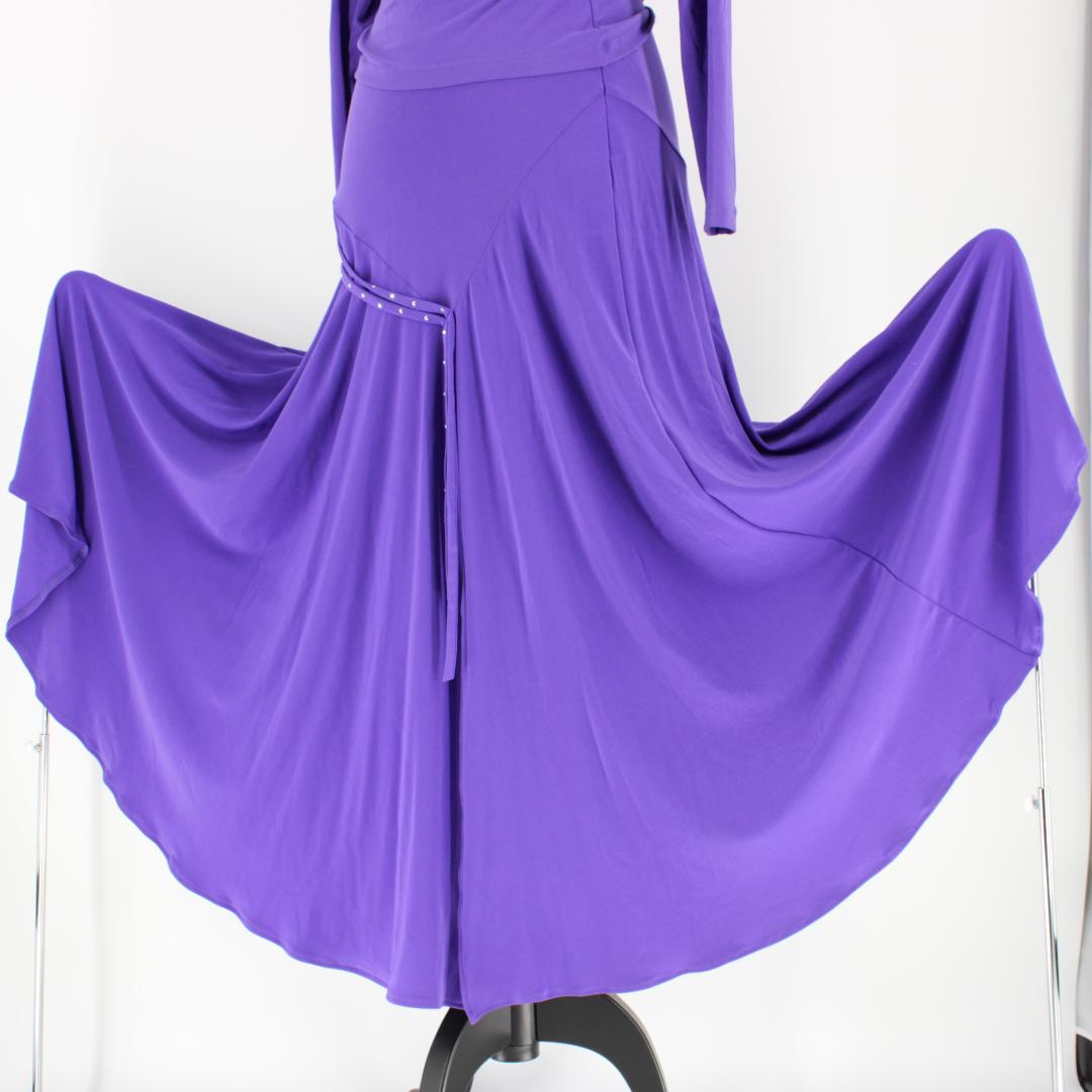 【美品 英国製社交ダンス衣装】上下セット S ズデンカアルコ スカート トップス