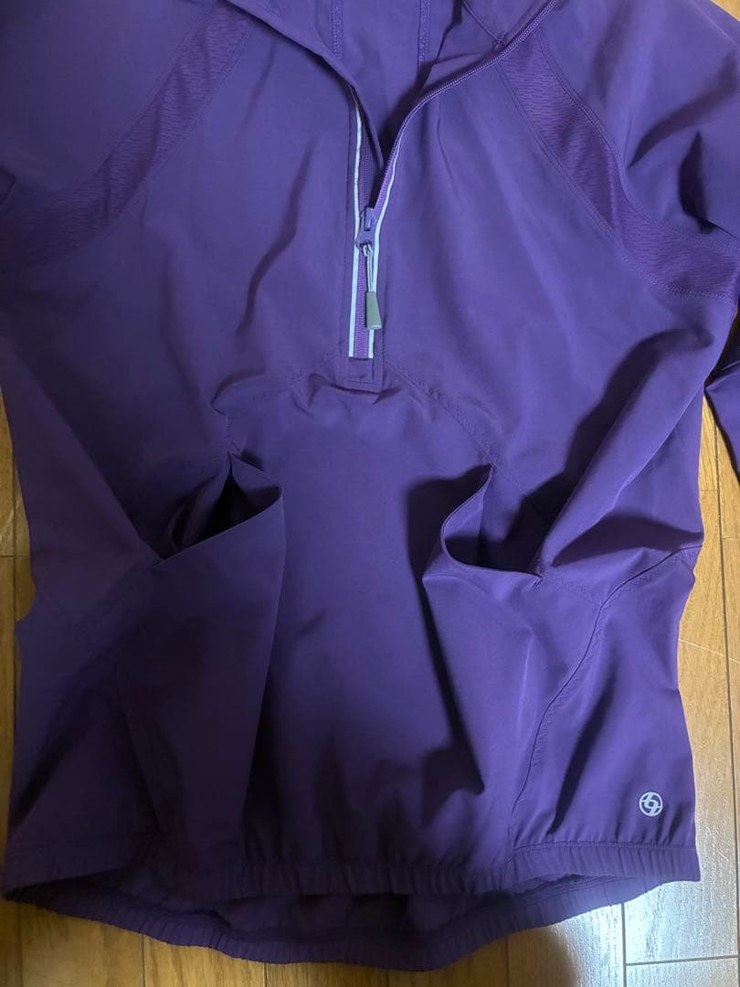 Lija 紫色 ハーフジップ 長袖