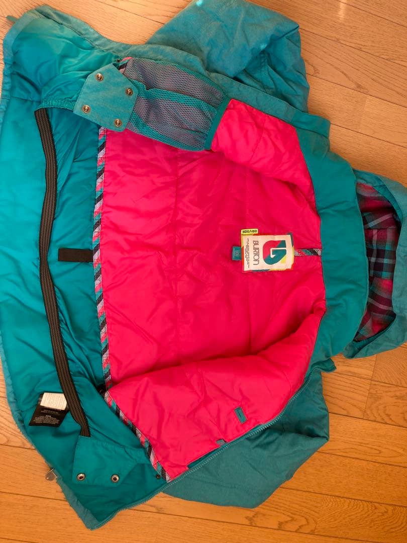 BURTON スノーボードウェア M青・ピンク キッズ