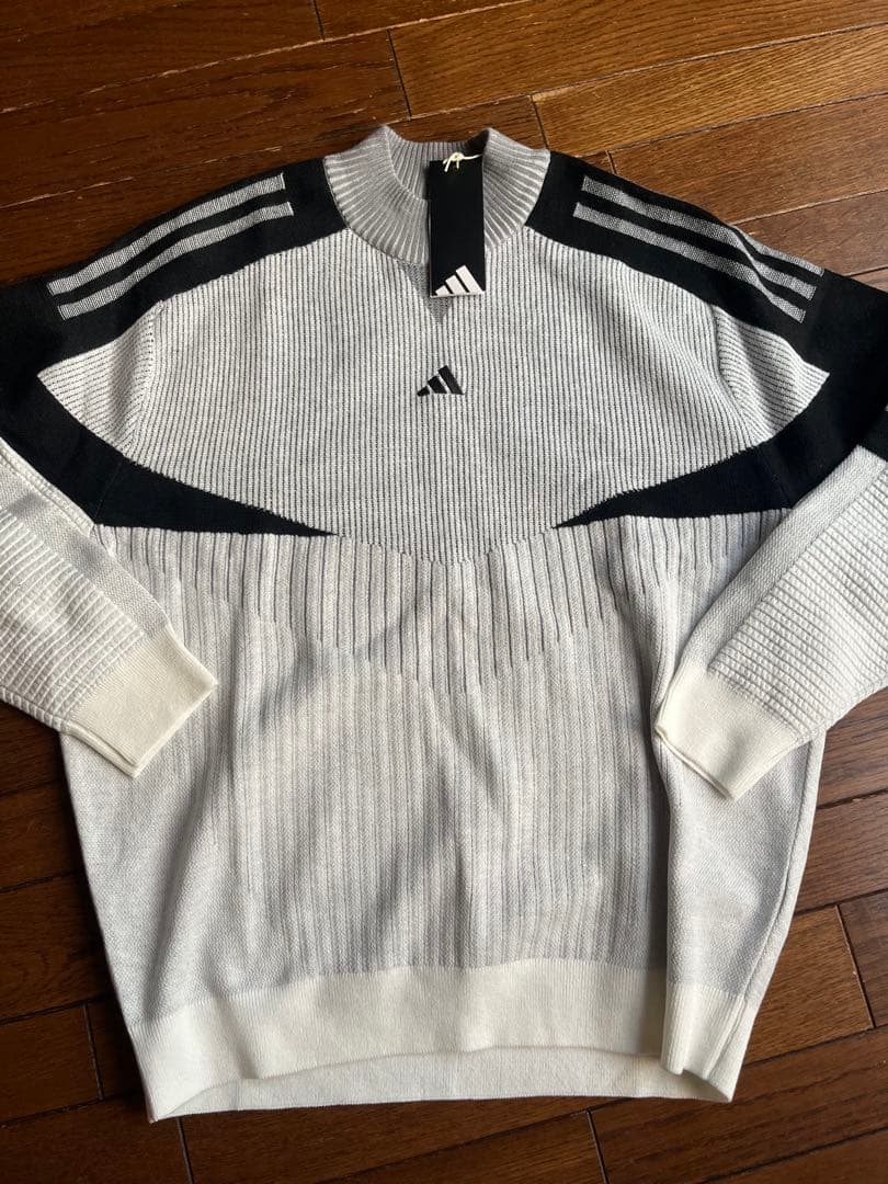 adidas ゴルフ　モックネック　長袖セーター スカート　セットアップ　XL