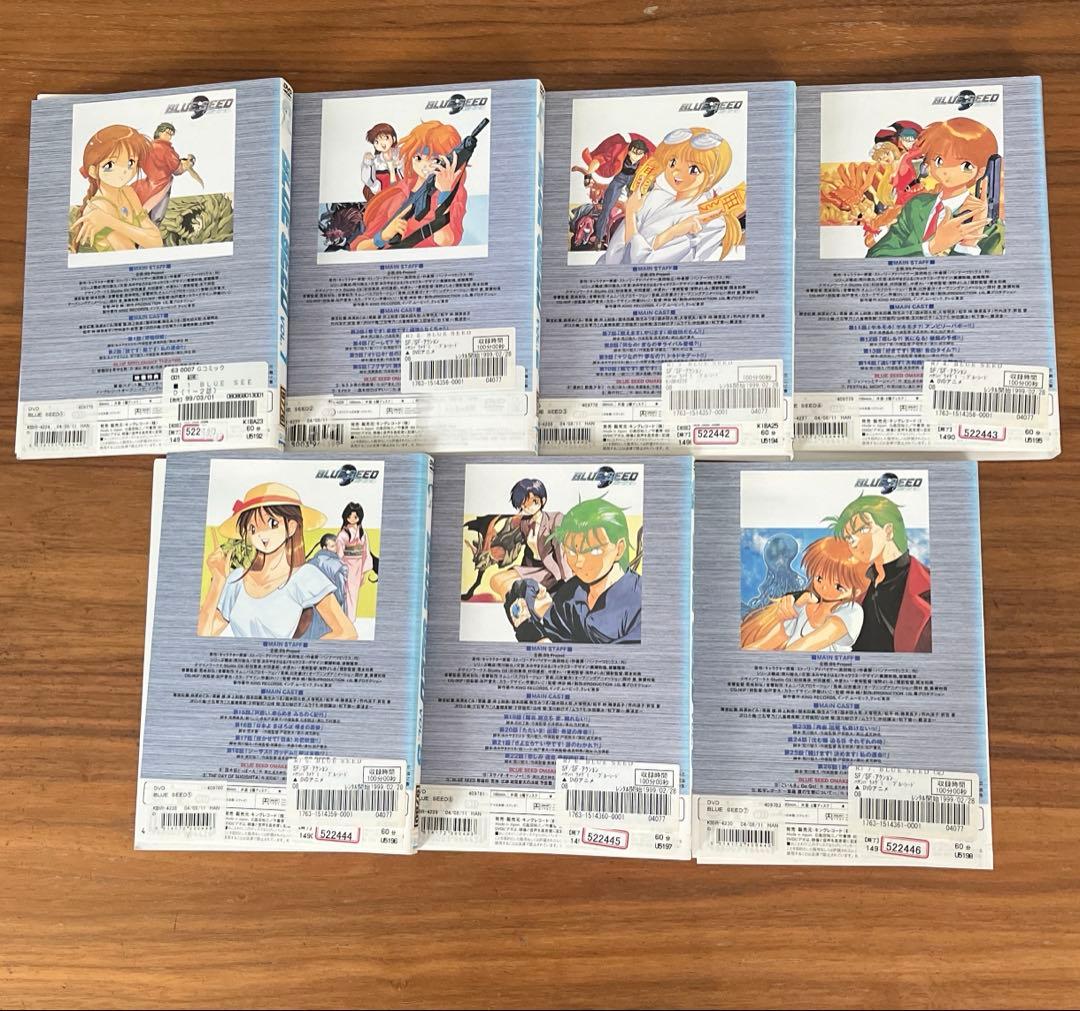 BLUE SEED ブルーシード　DVD 全7巻　全巻セット