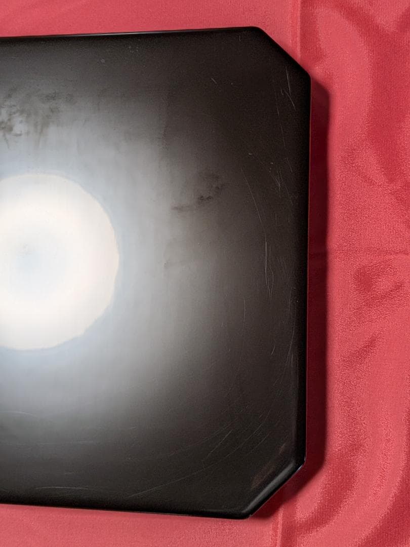 懐石膳 カンナ目 溜塗 利休好写 五客