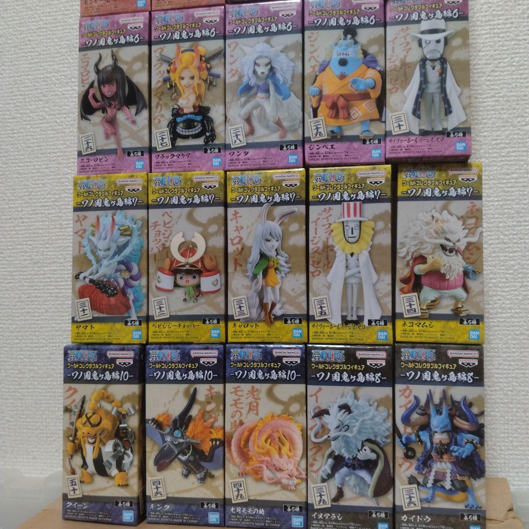 ワンピースワールドコレクタブルフィギュア　ワノ国鬼ヶ島編28体まとめ売り