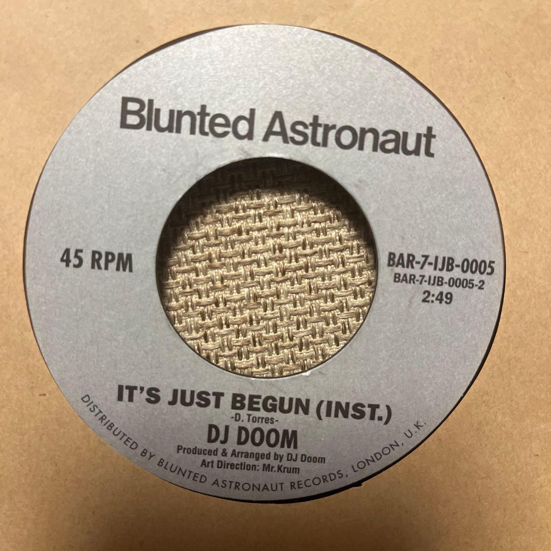 DJ DOOM & NUTSO IT'S JUST BEGUN 750枚限定