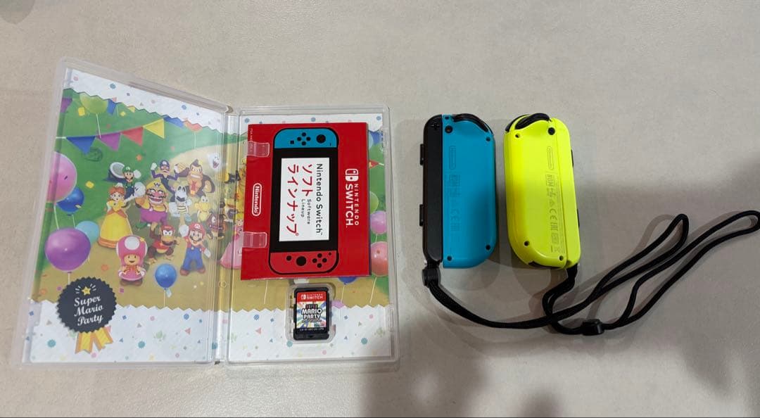 Nintendo Switch 本体 純正付属品多数セット（ソフト付）