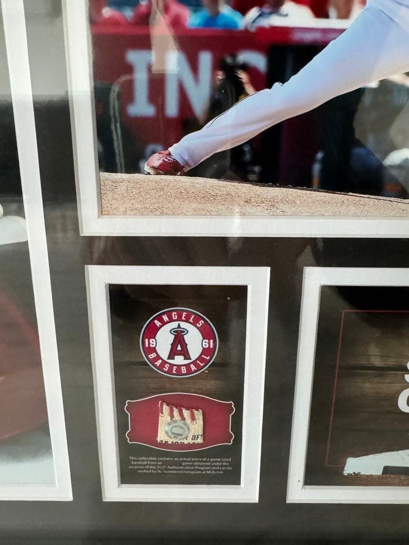 【非売品】MLB実際の試合球付き 大谷翔平 フォトフレーム