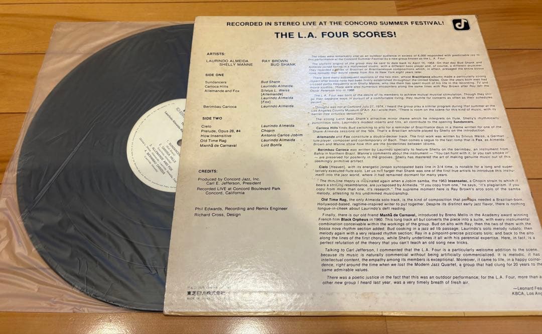 L.A. Four SCORES! 12インチ レコード