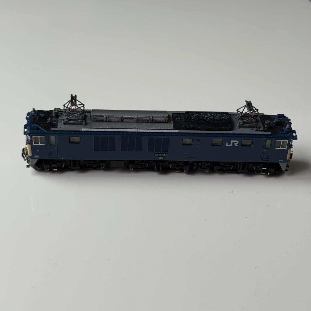 精密加工　TOMIX 7134 EF64 1000 （1053号機）ウェザリング