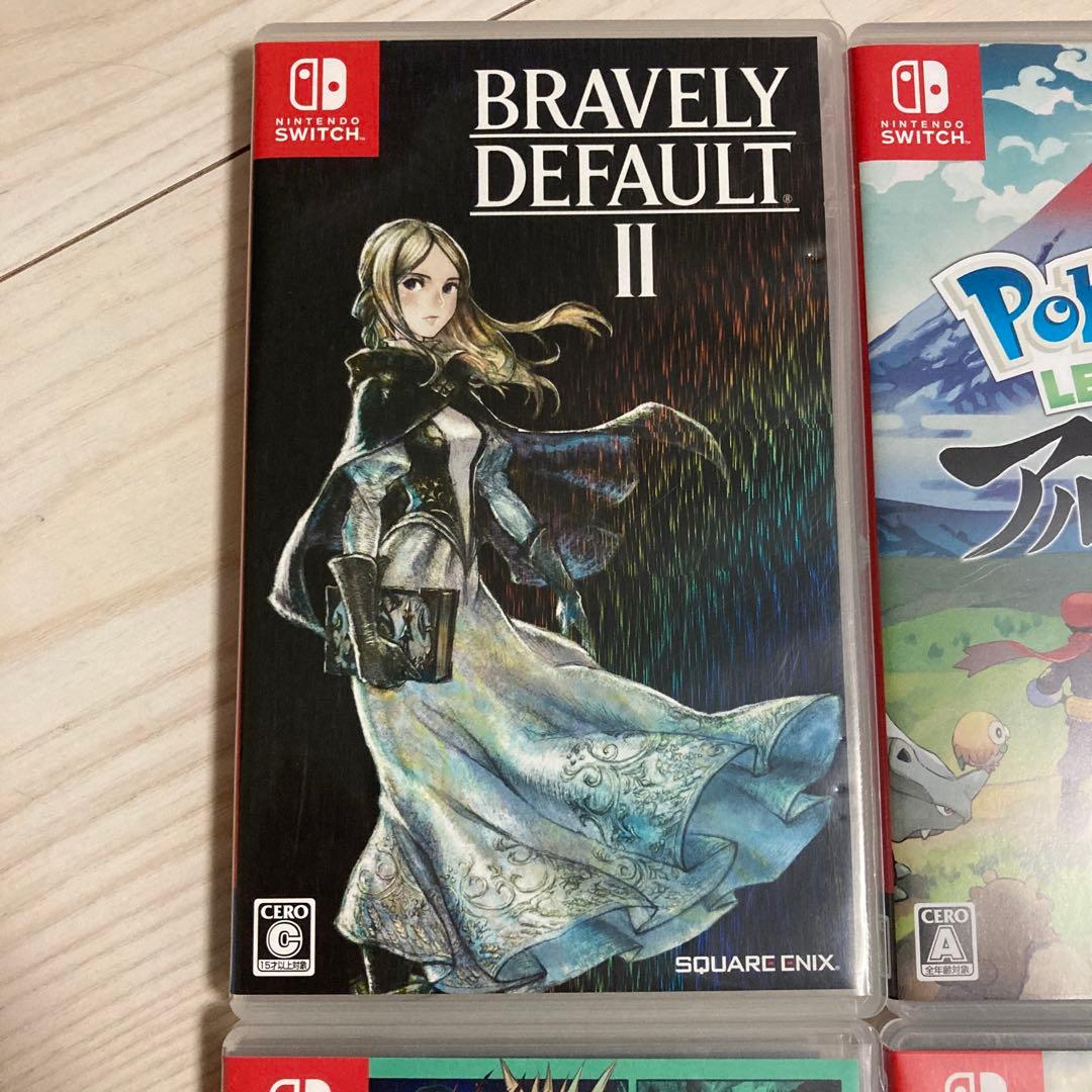 【中古ソフトまとめ売り】Switch ポケモンレジェンズ　アルセウス　4本セット