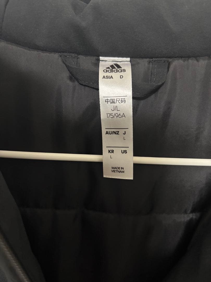 【最終値下げ】 adidas 松本山雅　ブラック ハーフコート　Lサイズ