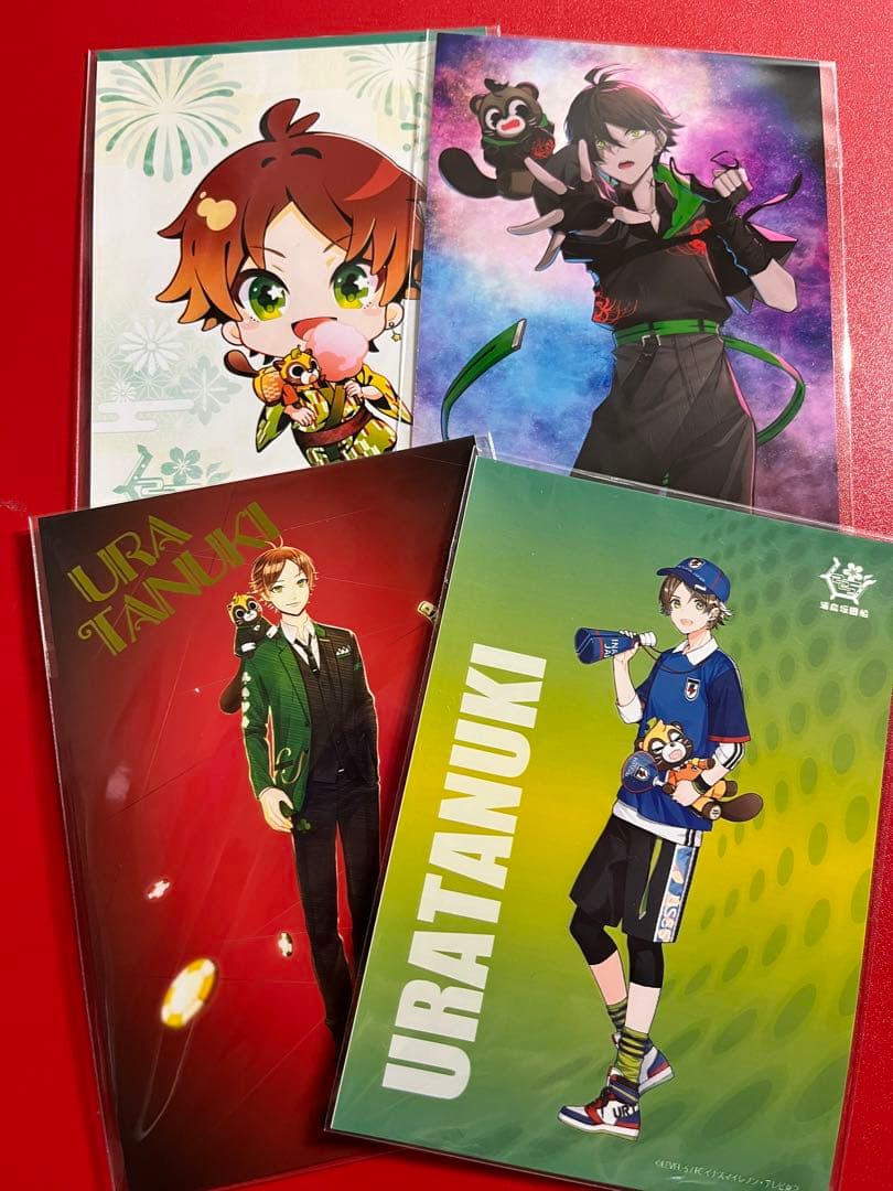 うらたぬき　浦島坂田船　グッズ　まとめ売り アクキー　ファイル　ノート　タオル