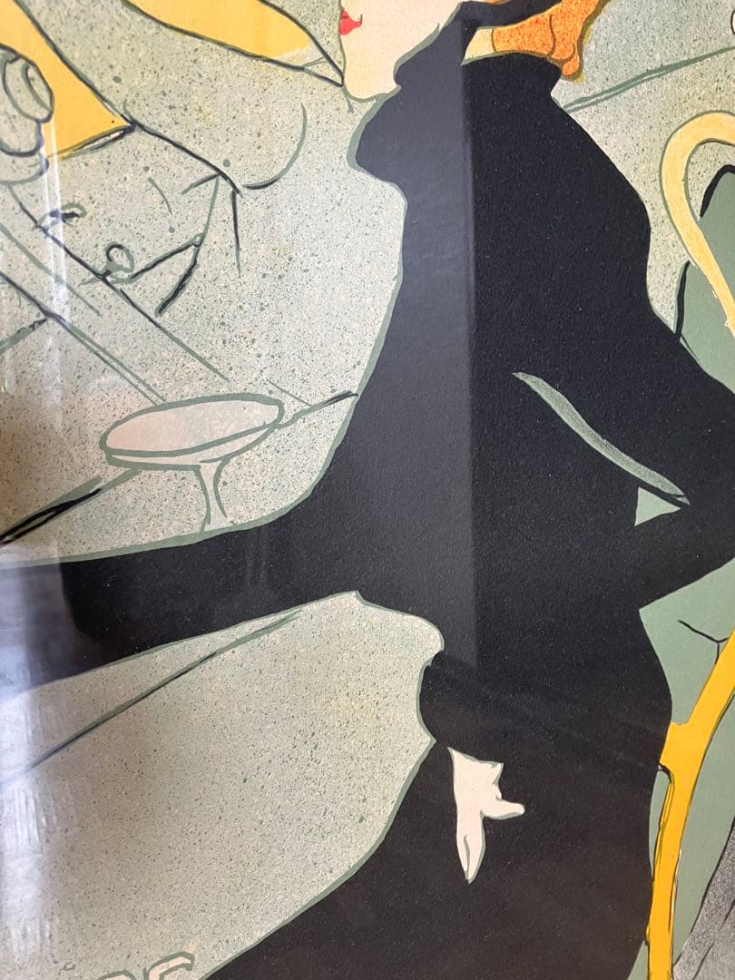 ロートレック　アートポスター　Divan Japonais リトグラフ作品