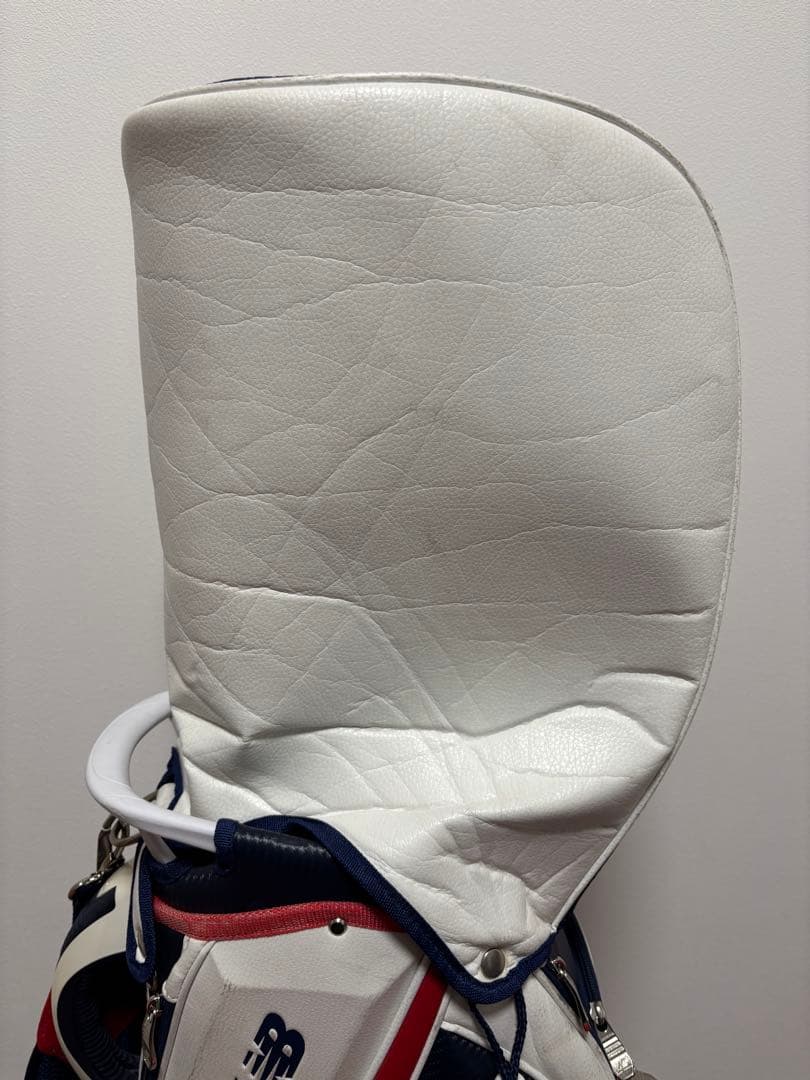 new balance キャディバッグ ホワイト/ネイビー/レッド