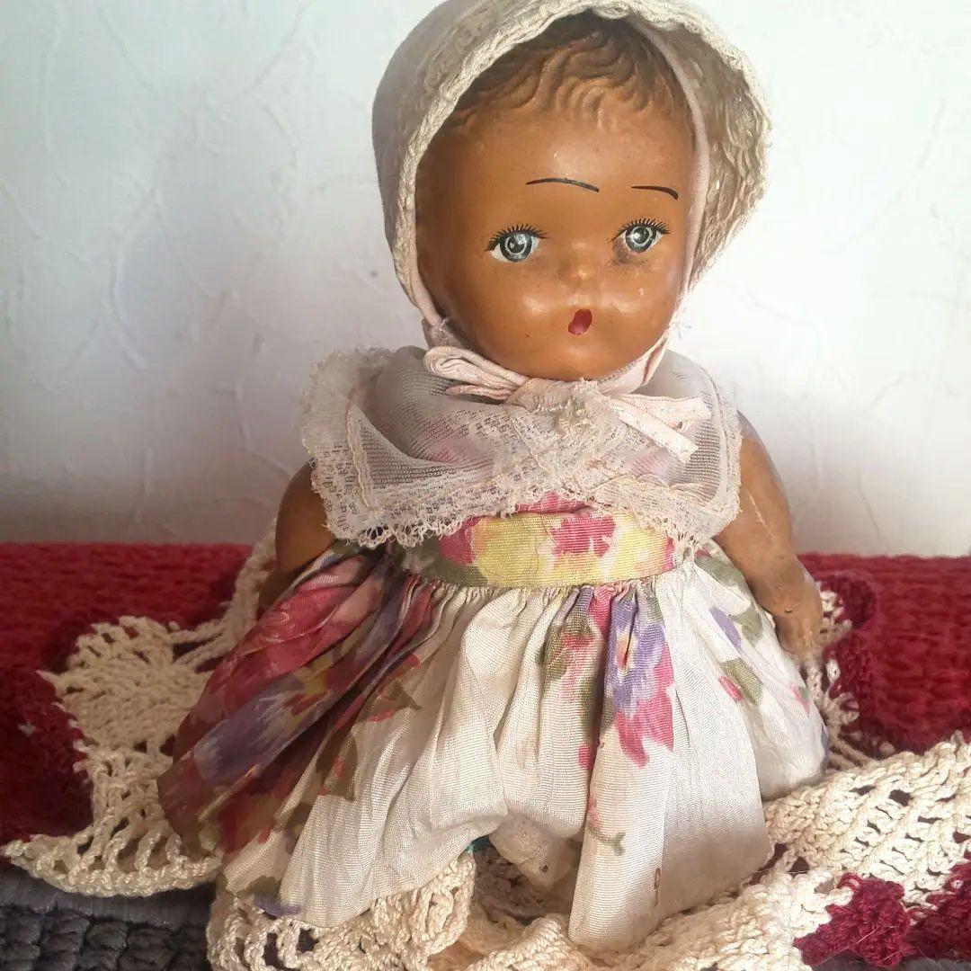 アンティーク♥️年代感あり⭐️ 骨董 ドール アルゼンチン