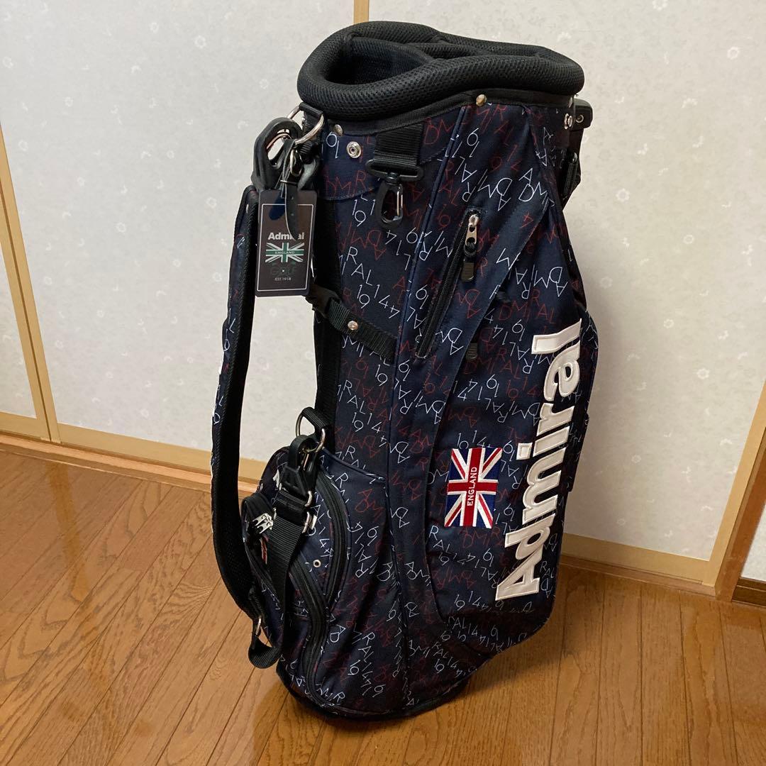 Admiral ネイビー ゴルフバッグ