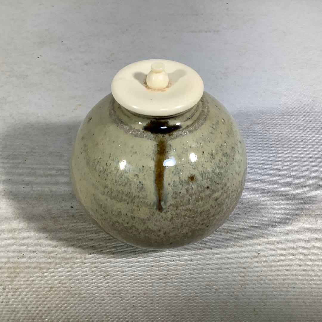 唐津焼　茶入　井上東也　茶道具　送料無料