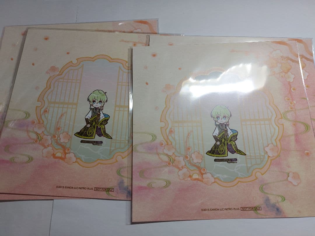 刀剣乱舞 アニカフェ 顕現シート セット 長義 鶴丸 抜丸 太閤 日向