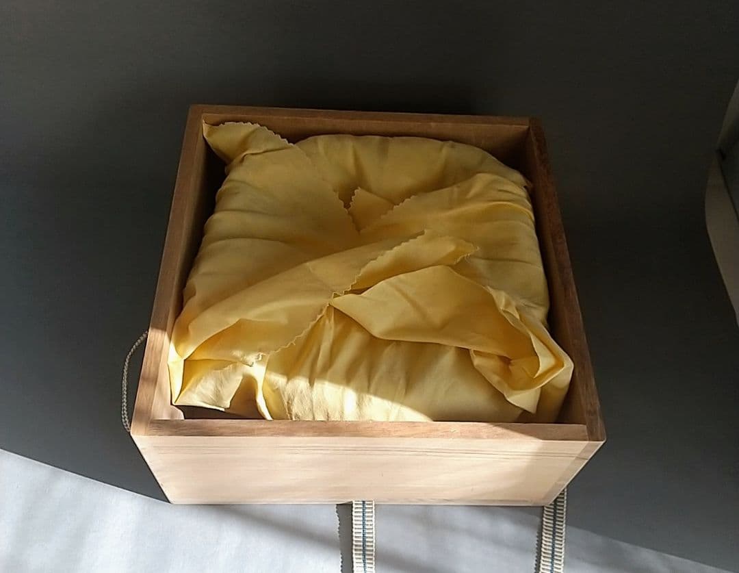 灰器 (石磨) 鈴木長斎作 共箱