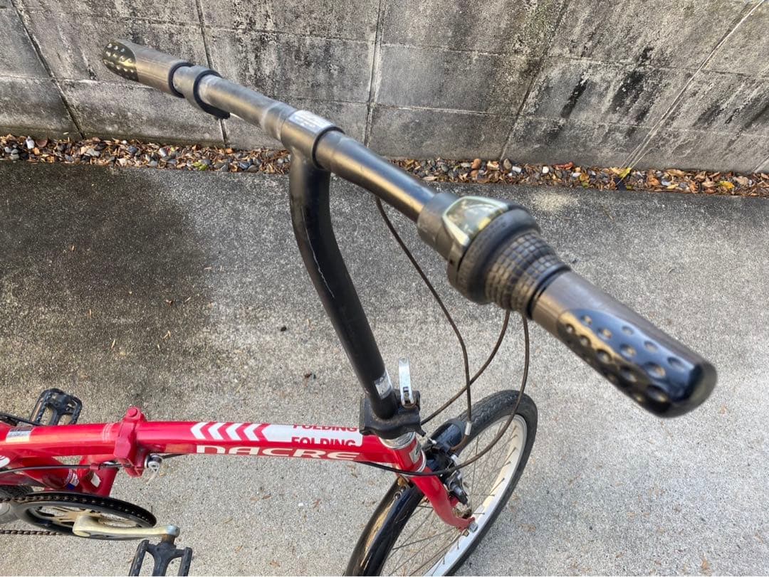 NACRE 折りたたみ自転車 レッド　20インチ　送料込みです！